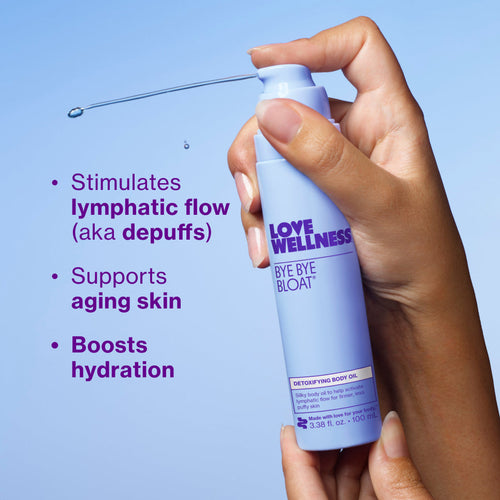 Bye Bye Bloat Detoxifying Body Oil J3 lI UH
