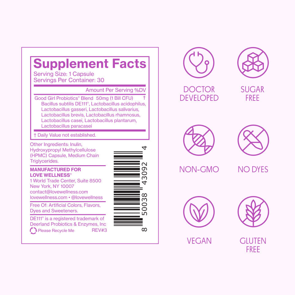 Good Girl Probiotics L8 k9 cL