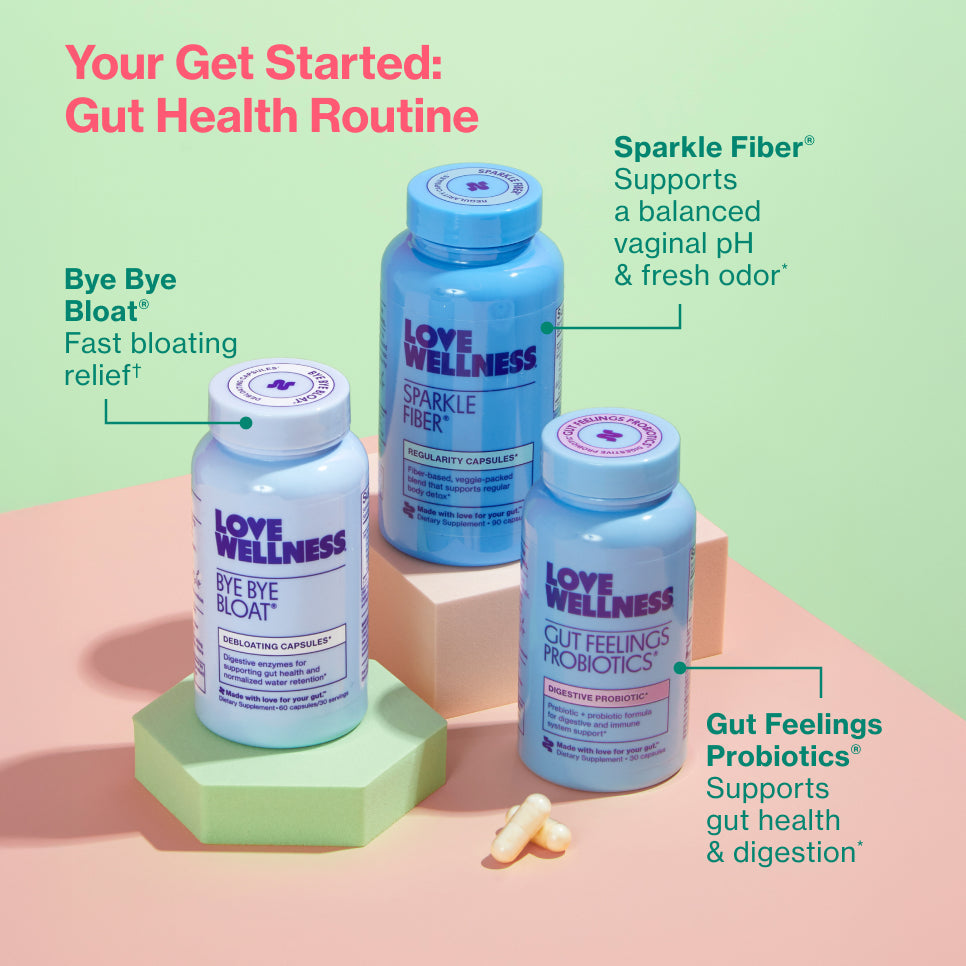 Get Started: Gut Health* Routine Q6 3g uZ